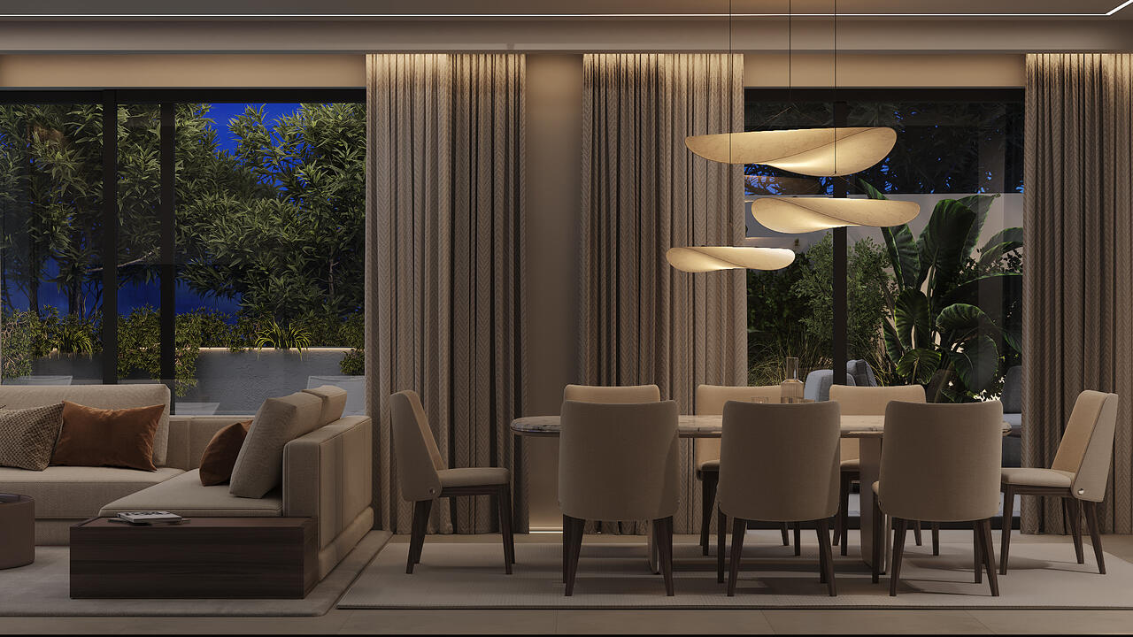 Living and Dining area overview