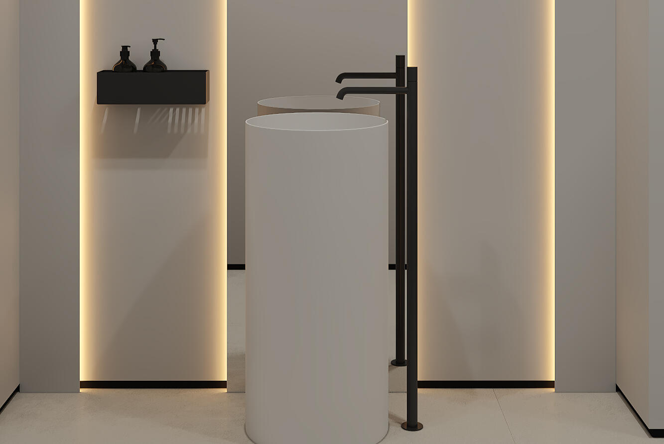 Half-bathroom next to the game room